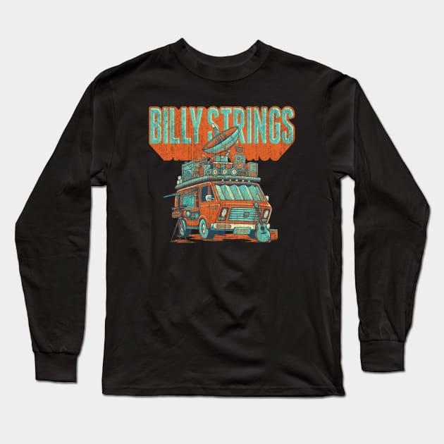 Vintage Style Billy Long Sleeve T-Shirt by Motartefa Art